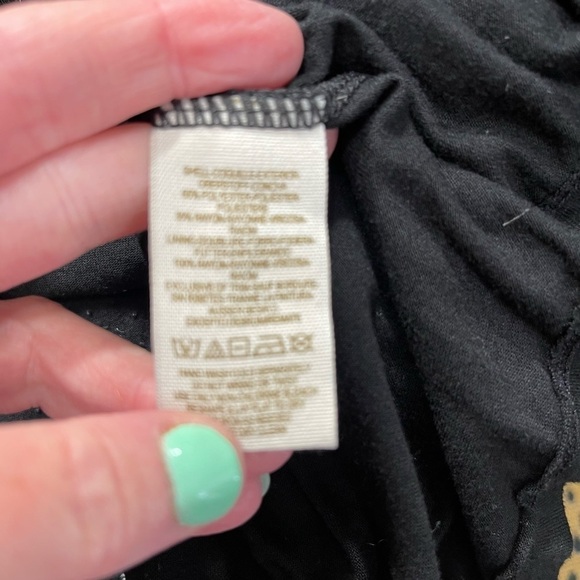 Free People Crochet Overlay Fitted Lined Boho Dress - Picture 8 of 10